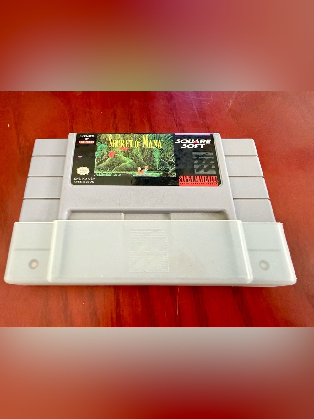 Secret of Mana Super Nintendo (SNES) Game Cartridge